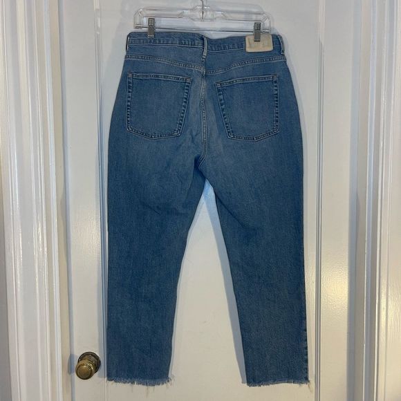 Everlane Japanese Denim Cheeky Jean - Size 32 crop - Picture 6 of 14